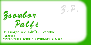 zsombor palfi business card